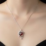 گردنبند پینترستی قلب اسیر