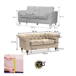 رزرو نیروی اندازه گیری در محل برای کاور مبل