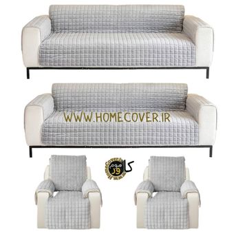 کاور مبل مطلسه 4 لایه هوم کاور مدل 8 نفره راحتی