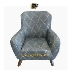 کاور مبل یک نفره کشی هوم کاور مدل لاکرا فلو