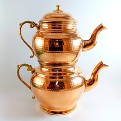 قوری کتری مسی