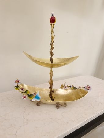 آجیل خوری زربام برنجی | مدل 1