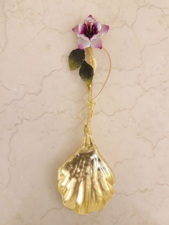 قاشق آجیل مینا برنجی