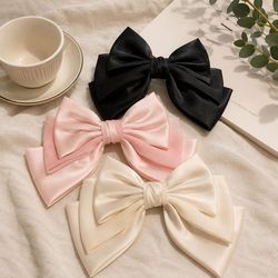 پاپیون ساتن پروانه ای پشت گیره انبری
