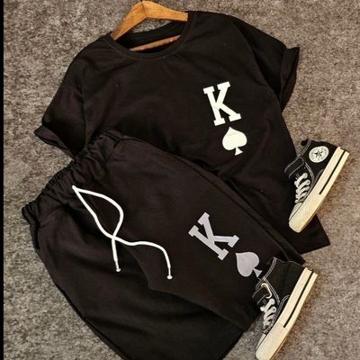 ست تیشرت شلوارک بچه گانه اسپرت طرح K