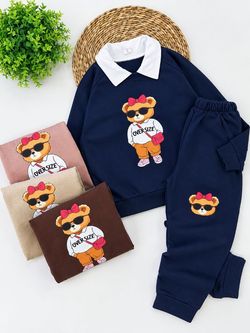 ست بلوز و شلوار تدی کد2426