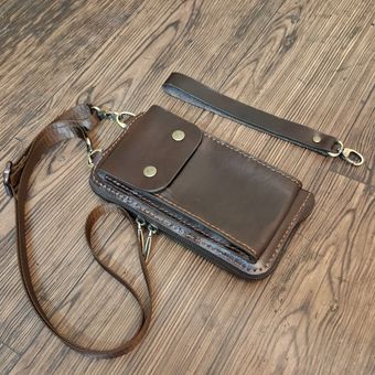 کیف چرمی دور زیپ دار مدل یاس کد484.2