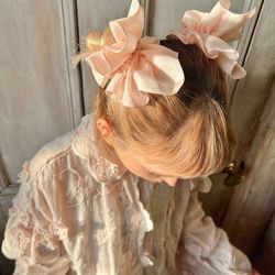 پک دو عددی اسکرانچی پروانه ای ساتن ابریشم