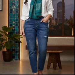 شلوار جین زنانه کد LU4004