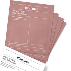 خرید یک ورق ماسک بایودنس Biodance Bio Collagen Real Deep  آبرسان و ضد چروک قوی