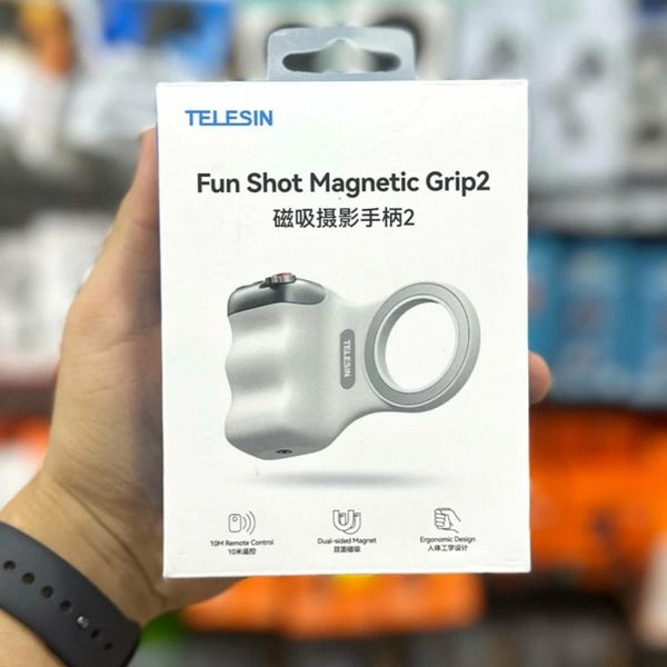 شاتر عکاسی بلوتوثی موبایل دبل مگنت برند تلسین TELESIN مدل TPMP001-01 اورجینال