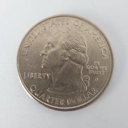 سکه 25 سنت ایالتی آمریکا-تاریخ 2007- کیفیت AU - کشور آمریکا