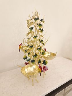 درختی برنجی مدل آجیل خوری