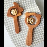 جغجغه دسته دار چوب راش