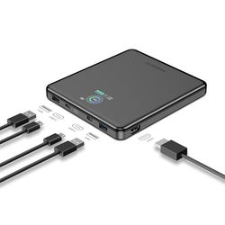 پاوربانک و هاب 11 در 1 پاورولوژی ظرفیت 20000 میلی‌آمپر ساعت 100 واتPowerology 11-in-1 Power Bank & Hub 20000mAh PD 100W