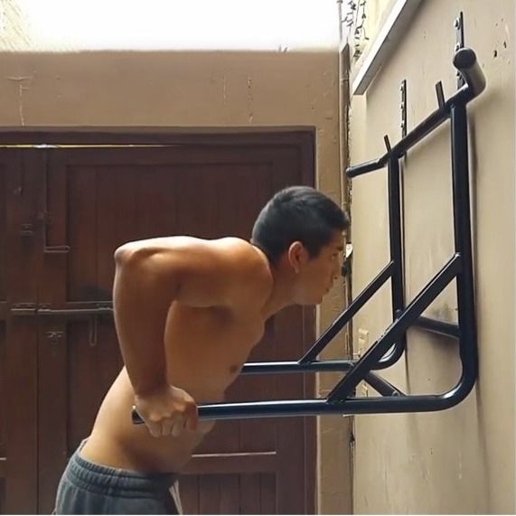 میله بارفیکس و پارالل دیواری پروفیل قوی همراه با 2 عدد قلاب قوی