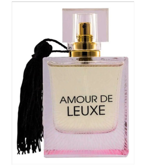 عطر ادکلن آمور دی لوکس Amour de Leuxe فراگرنس ورد - مشابه لالیک لامور زنانه با رایحه ملایم و شیرین