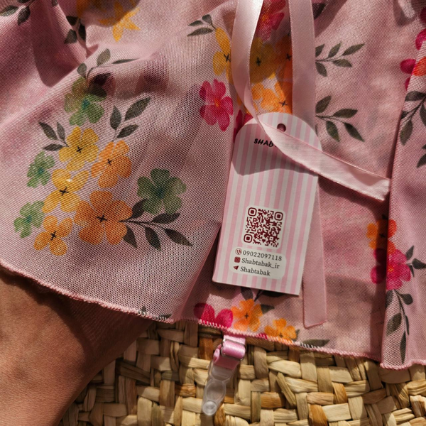 لباس خواب فنردار و جورابدار کد 8001