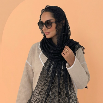 شال گیپور مشکی