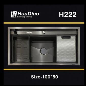 سینک باکسی دو پله هوادیاو (Huadiao (100cm