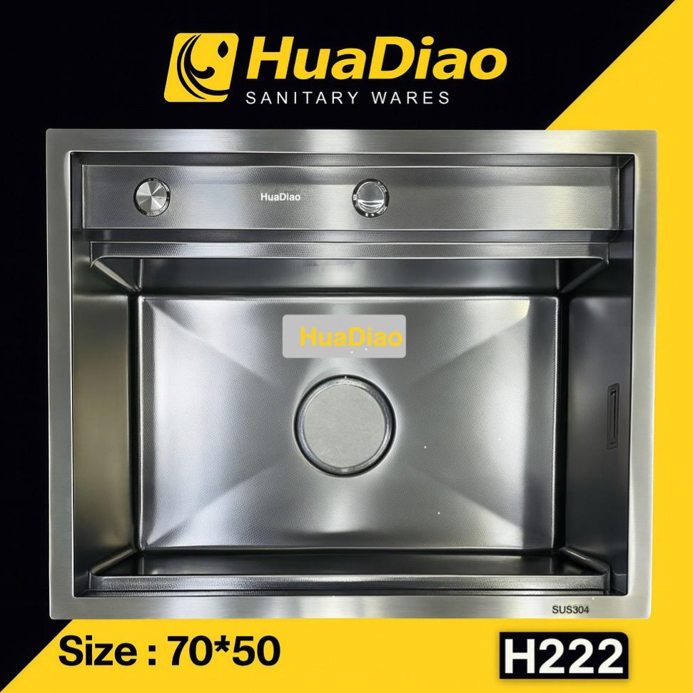 سینک باکسی دو پله هوادیاو (Huadiao (70cm