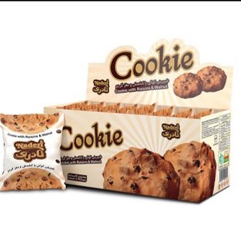 کوکی نادری - متوسط گردو کشمش 12 عددی