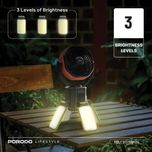 فن خورشیدی سفری پورودو Porodo Lifestyle Suncharge Outdoor Solar Fan