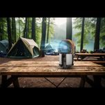 فن خورشیدی سفری پورودو Porodo Lifestyle Suncharge Outdoor Solar Fan
