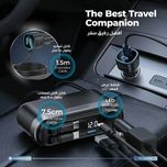 شارژر فندکی و توسعه‌دهنده Multi-Port برند Powerology (مدل PCCSR19)
