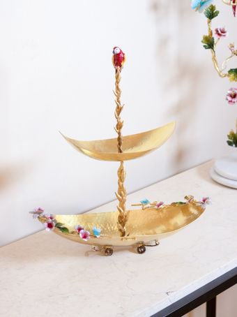 آجیل خوری زربام برنجی | مدل 2