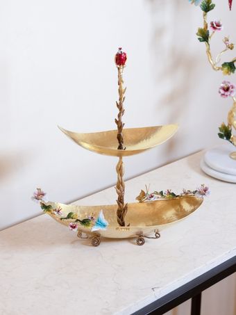 آجیل خوری زربام برنجی | مدل 1