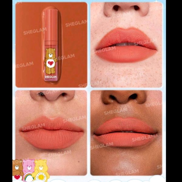 ست لیپ گلاس و رژلب مایع کالکشن خرس مهربان شیگلم|Sheglam care bears liquid lipstick and lip gloss