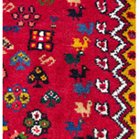 فرش دستباف سایز ذرع و نیم (تمام پشم یلمه طرح سهقاب) کد 6221