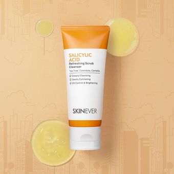 ژل شستشو اسکرابی سالیسیلیک اسید SKINEVER (لایه‌بردار و ضدجوش)