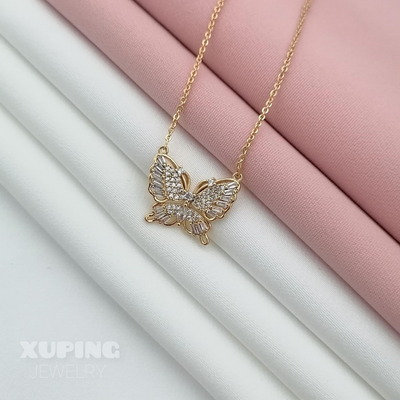 گردنبند پروانه نگین دار ژوپینگ 05026