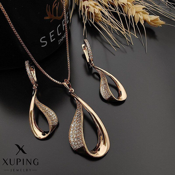 نیمست نگین دار برند ژوپینگ طرح طلا 04046