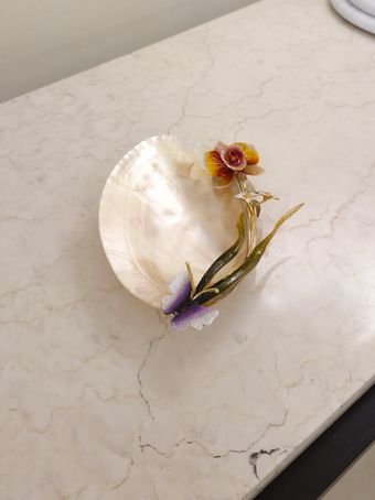 صدف پایه حلزونی برنجی | مدل 4