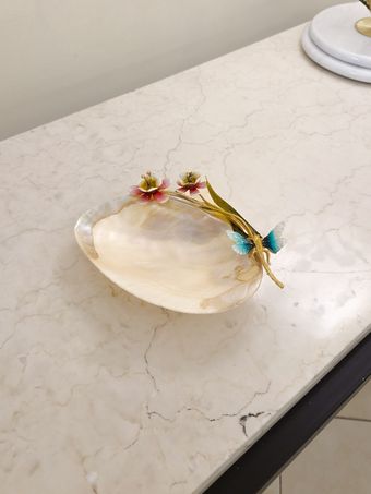 صدف پایه حلزونی برنجی | مدل 2