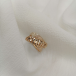انگشتر  طلاروس طرح طلا 03015