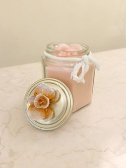 شمع معطر 6 ضلعی  بزرگ