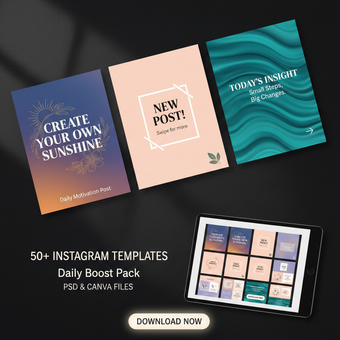 قالب های پست های اینیستاگرام به دلخواه شما