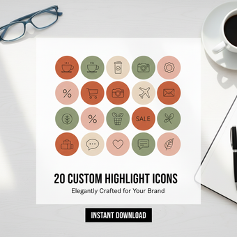 ✨طراحی آیکون هایلایت سفارشی ✨