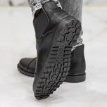 نیم بوت چرم کشی مردانه دوتیکه مدل Italy با تخفیف تکسایز