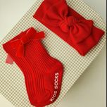 ست جوراب و هدبند یلدایی♥️