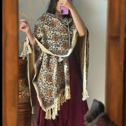 پانچو مزونی دست دوز زنانه کد RV2009