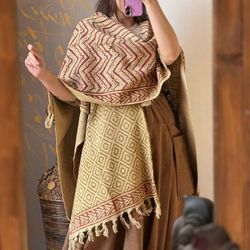 پانچو مزونی دست دوز زنانه کد RV2008