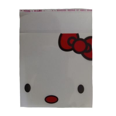 سلفون بسته‌بندی لبه چسبدار 13 × 11 سانت طرح کیتی بسته 1 کیلویی