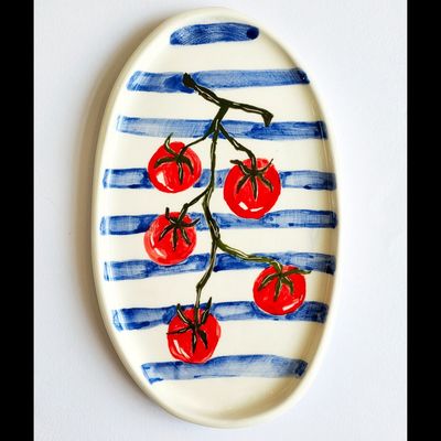 پیش دستی تابستون بیضی 🍅☀️