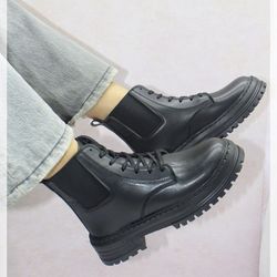 نیم بوت زنانه بغل کش کد Lu5006