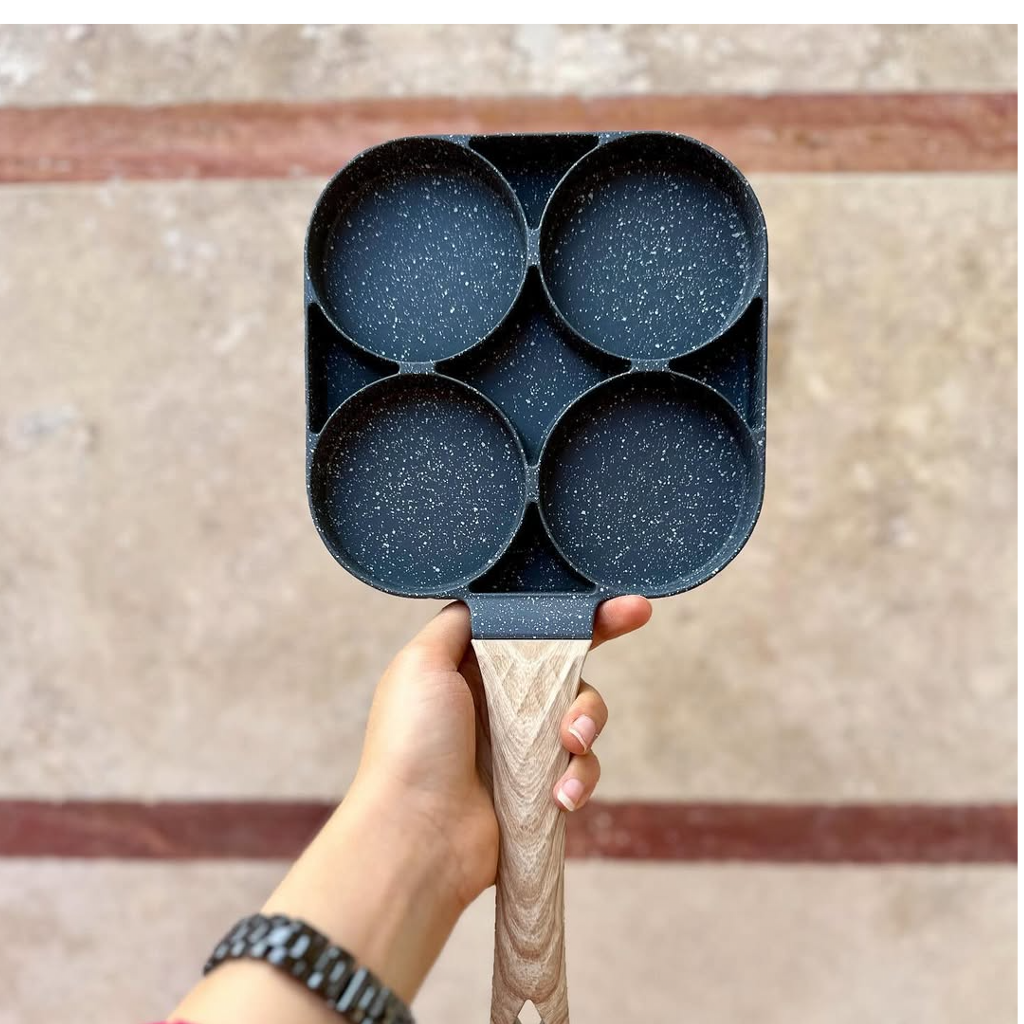 ماهیتابه گرانیتی طرح دار دایره ای